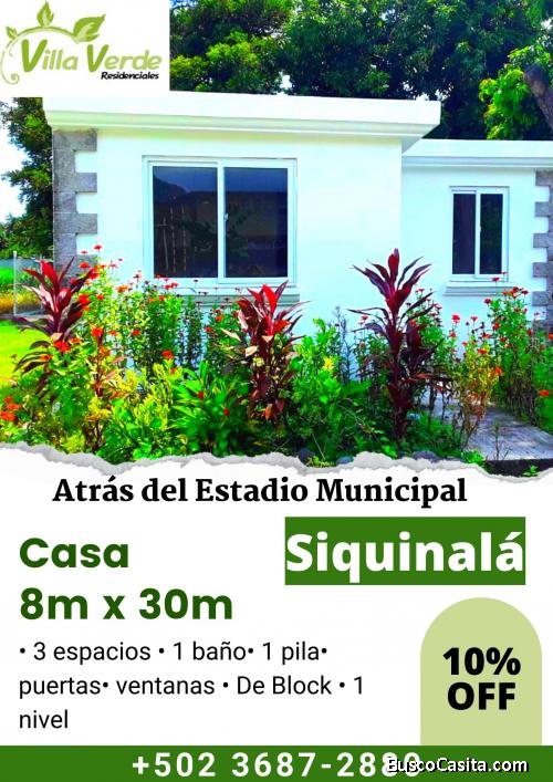 Negociable!! Casa en Siquinala