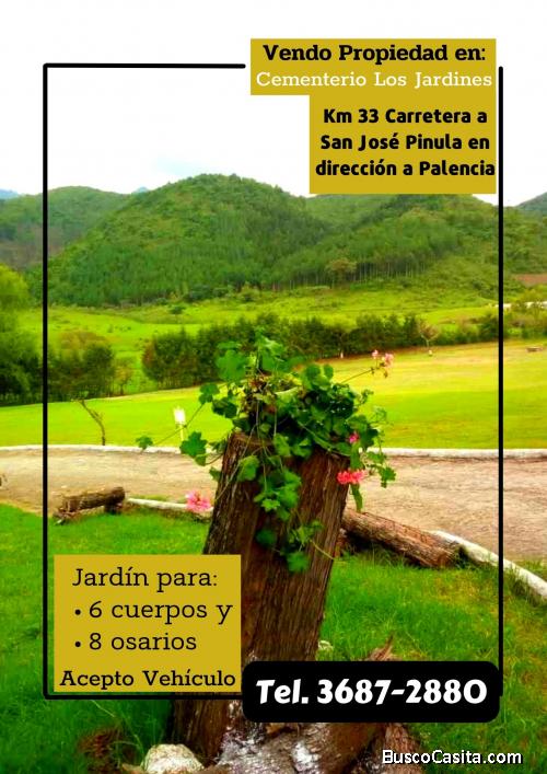 Negociable!! Terreno en Cementerio Los Jardines