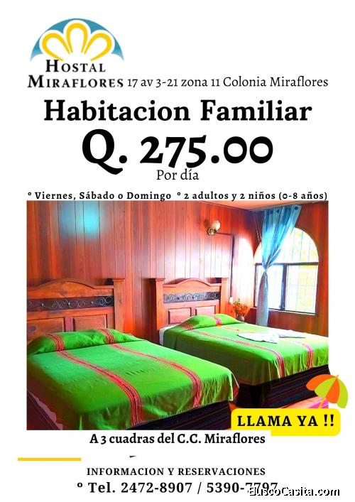 Vengan y déjense consentir, Habitaciones Familiares