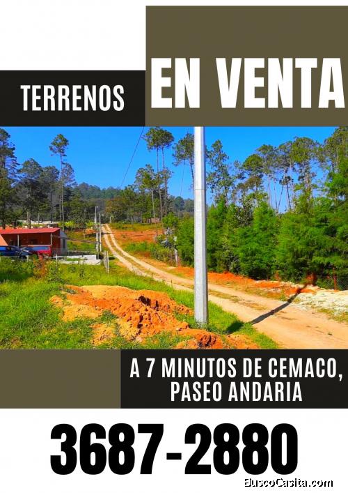 Terrenos a la venta cerca de Cemaco, llama ya!