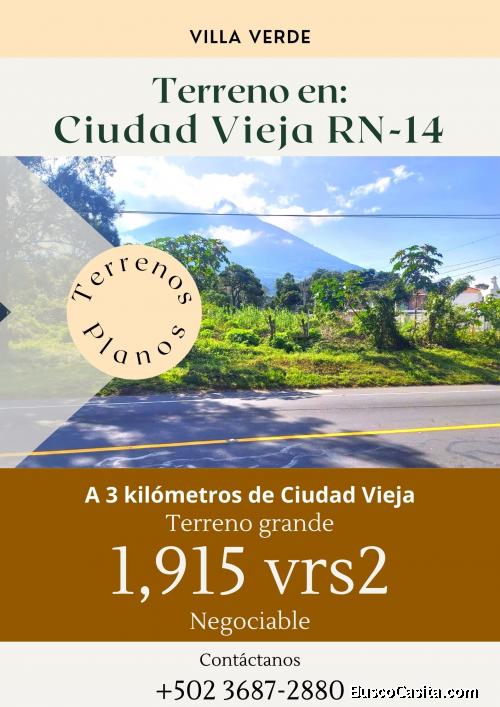 Terreno a 3 km de Ciudad Vieja, llama ya
