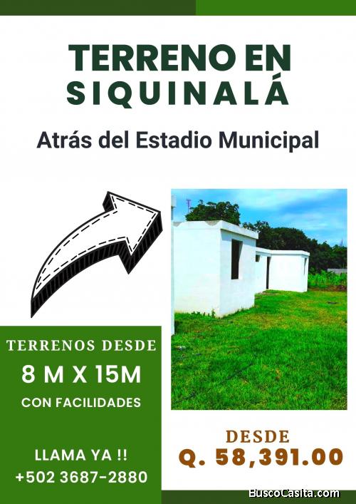 #Siquinala, terrenos en venta