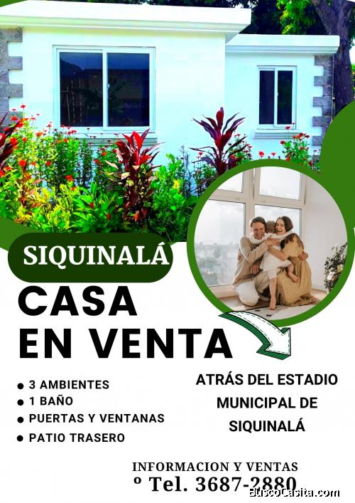 Ganga, casa en Siquinala, llame ya!