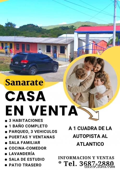 Ganga de casas en Sanarate, llame ya! 