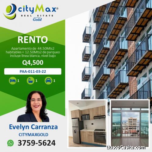 Apartamento en renta zona 1