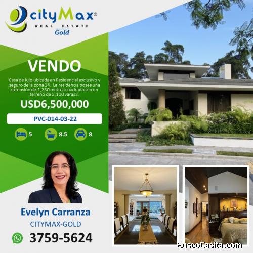 Residencia de lujo en venta zona 14