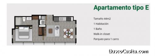 Apartamento en renta zona 2 Edificio Nuevo