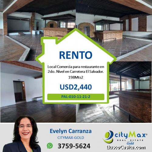 Local comercial en renta para restaurante km 12 CAES