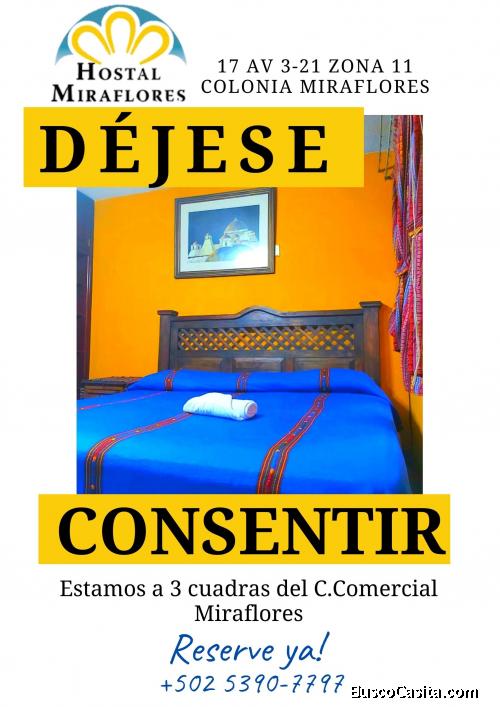 Hospedare cerca de todo por solo Q. 220.00