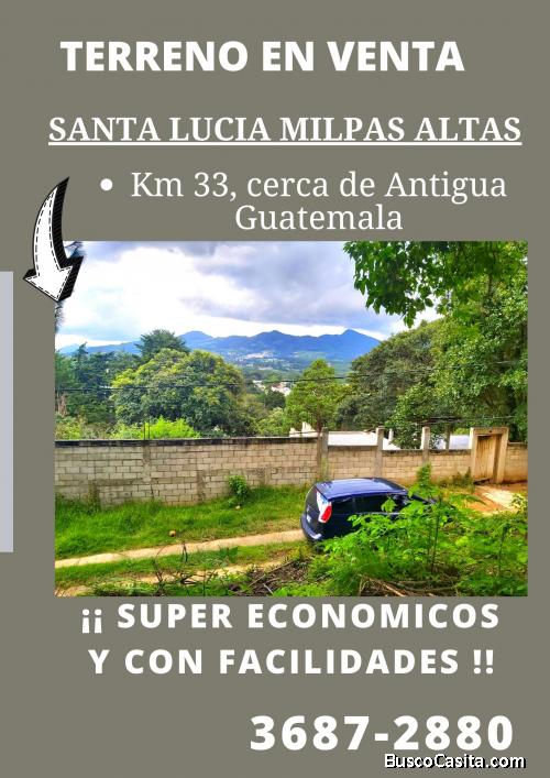 Terreno en Santa Lucia Milpas Altas, engánchalo ahora!!