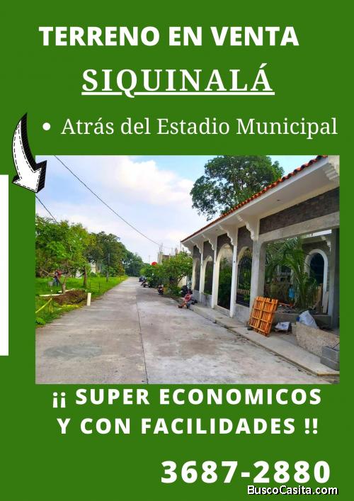 Terrenos en Siquinala, engánchalo ahora!!