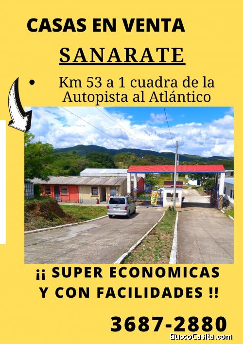Casas en Sanarate, engánchala ahora!!