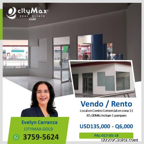 Local comercial en Venta o Renta en zona 11