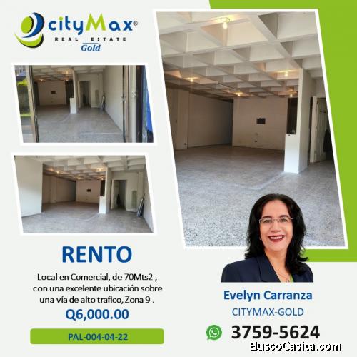Local Comercial en renta zona 9