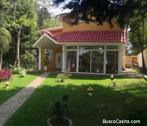 VENTA casa campestre amueblada en Santiago Sacatepéquez