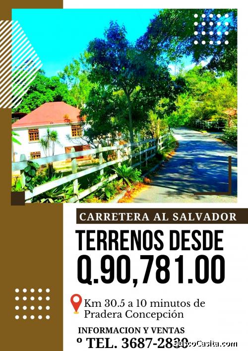 Nunca es tarde para invertir, terrenos económicos en Carretera al Salvador