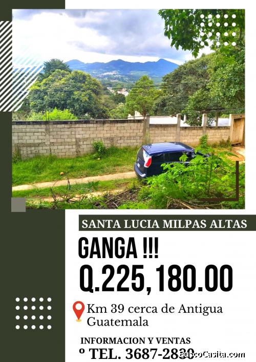 Nunca es tarde para invertir, terrenos económicos en Santa Lucia Milpas Altas