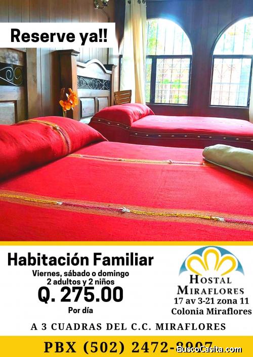 Déjese consentir... habitaciones familiares