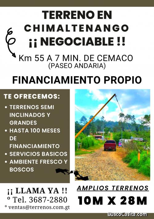 Es tiempo de comprar tu terreno en Chimaltenango!!