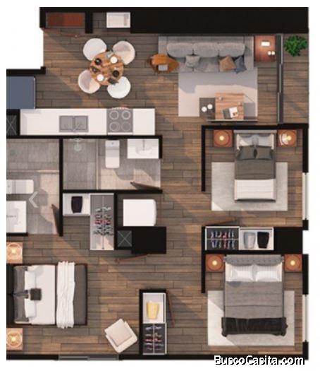 Inversion Venta apartamento zona 10 en planos