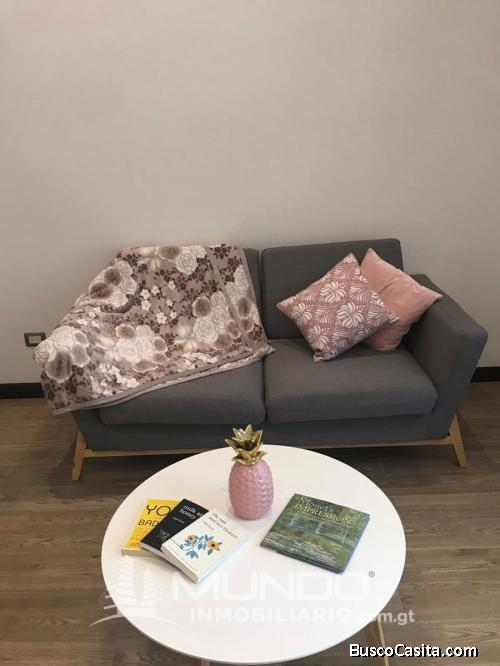 MUNDO INMOBILIARIO RENTA APARTAMENTO AMUEBLADO TIPO LOFT ZONA 15