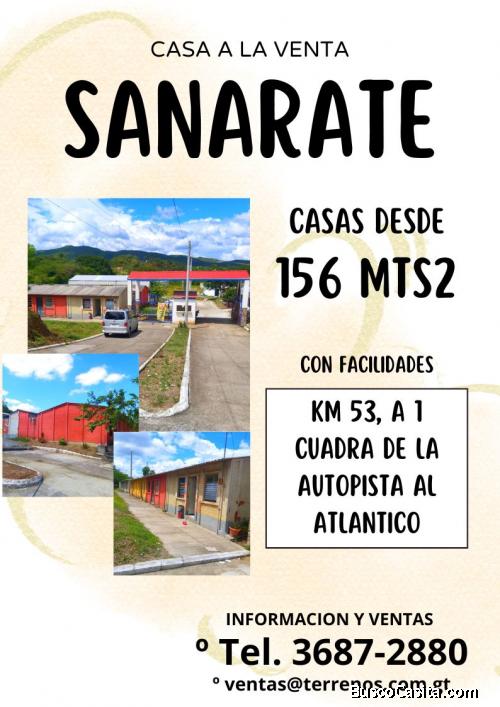 EN VENTA! Casa con facilidades en Sanarate