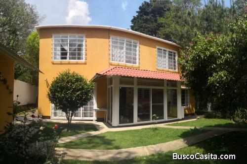 VENTA casa campestre amueblada en Santiago Sacatepéquez
