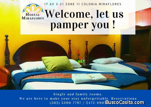 Let yourself be pampered, comfortable rooms!