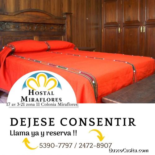 Hospedaje desde Q. 220.00, llama ya y reserva!