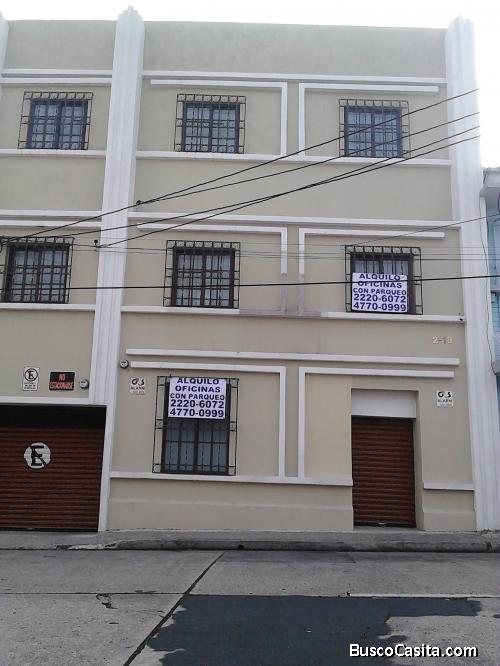 Oficinas con dos ambientes amplios en renta en 8ta. Avenida 2  calle de zona 1