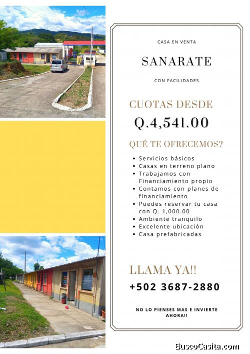 En busca de un lugar tranquilo para vivir en Sanarate?