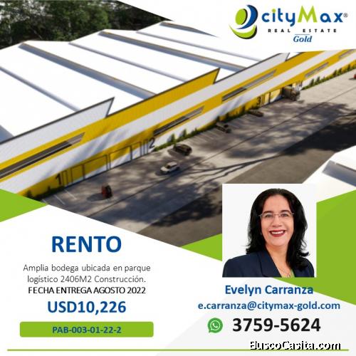 Bodega en renta en parque logístico