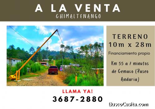 Vendo terreno en Chimaltenango