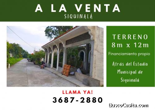 Vendo terreno en Siquinalá
