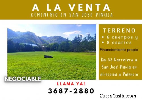 Vendo terreno en Cementerio Los Jardines