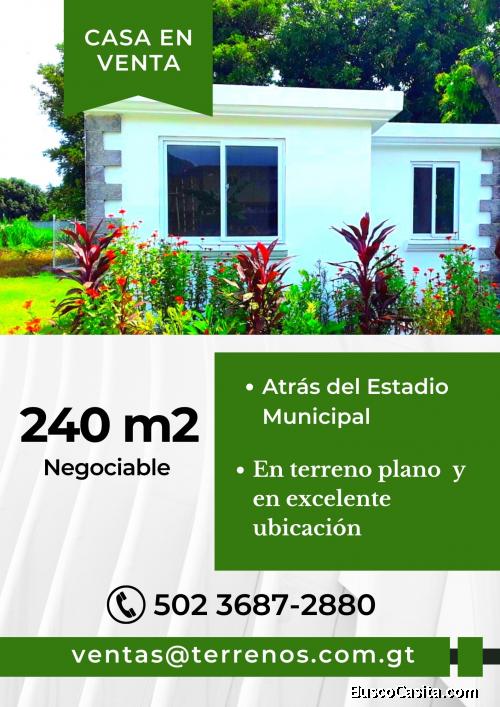 Se dueño de una casa en Siquinala