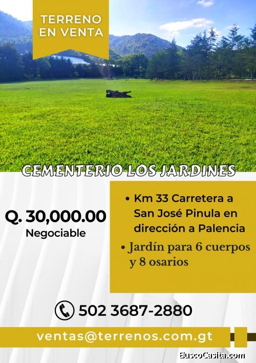 Se dueño de una propiedad en Cementerio Los Jardines