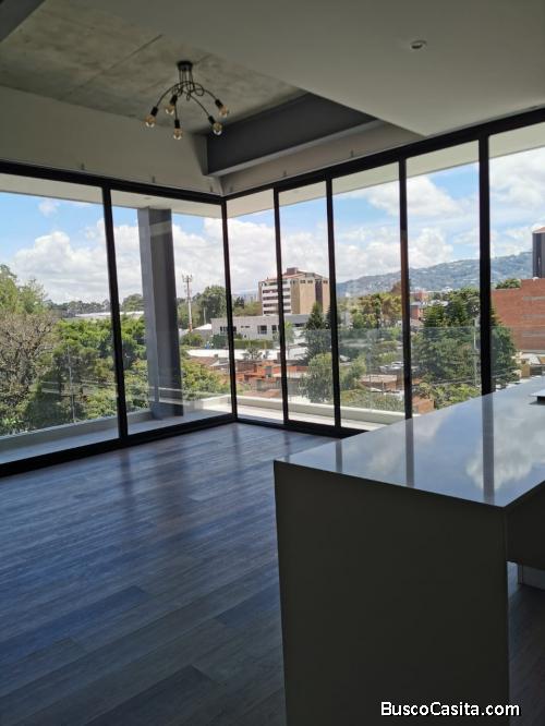 Apartamento en renta en zona 14 Nuevo para estrenar