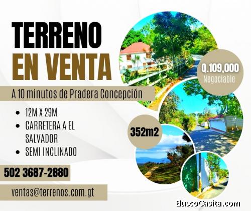 Terreno en Carretera a El Salvador a tan solo Q.109,000.00