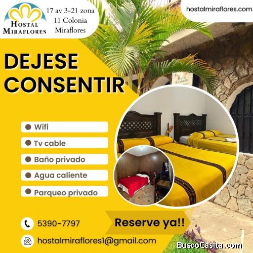 Contáctanos y reserva tu habitación 