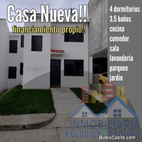 casa con financiamiento propio en san miguel petapa dentro de garita