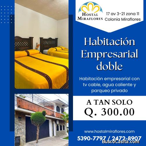 Habitación empresarial doble en la Ciudad de Guatemala