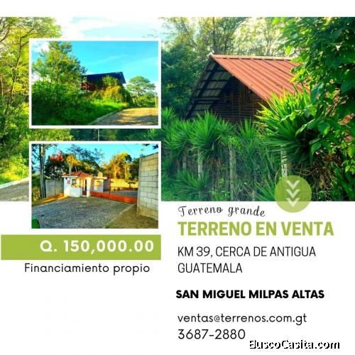 Aprovecha tu bono, terreno cerca de Antigua Guatemala