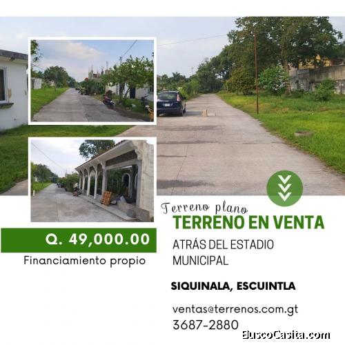 Invierte tu bono, terreno en Siquinala
