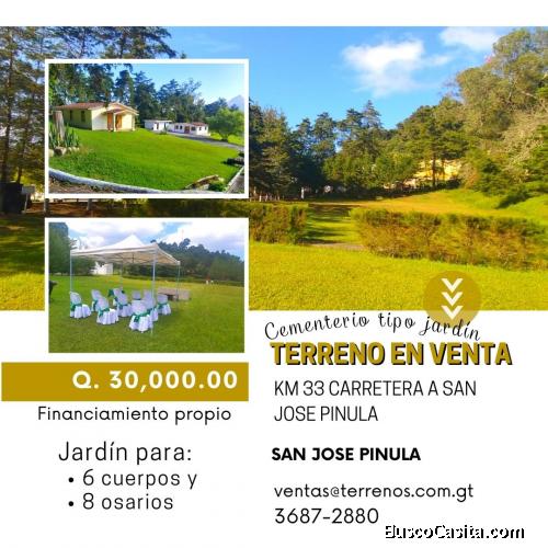 Invierte tu bono, terreno en Cementerio en San Jose Pinula