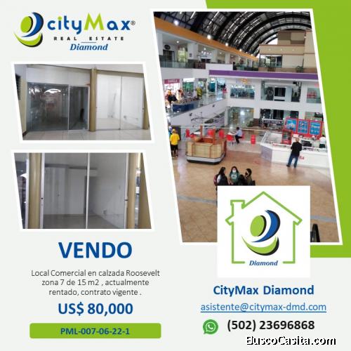 VENTA Local Centro Comercial en Calzada Roosevelt z. 7