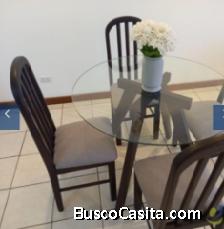  Apartamento amueblado en renta en zona 14