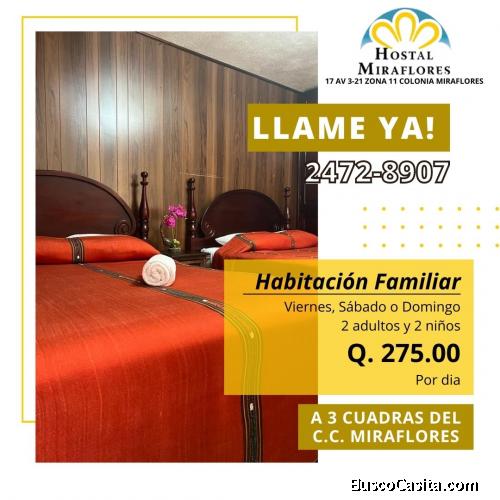 Buscas hospedaje familiar? Llámanos y te daremos la mejor oferta