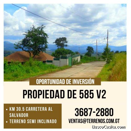 Vendo un terreno en Carretera al Salvador