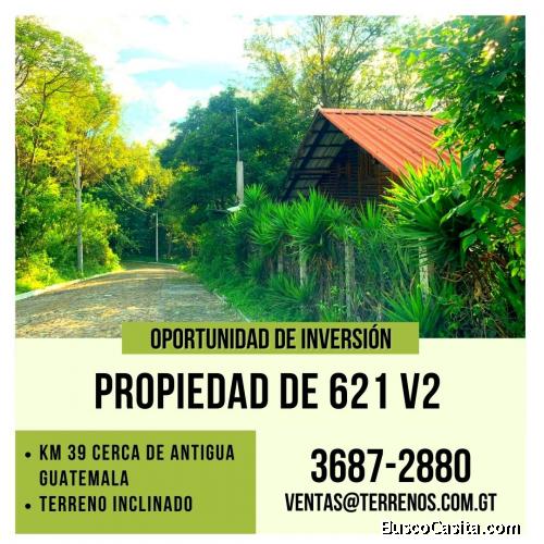 Vendo un terreno con vista a la carretera cerca de Antigua